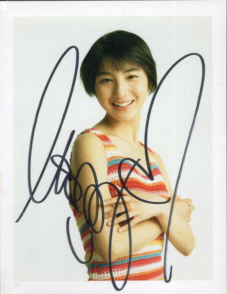 サイン入り 広末涼子 ポラロイド写真