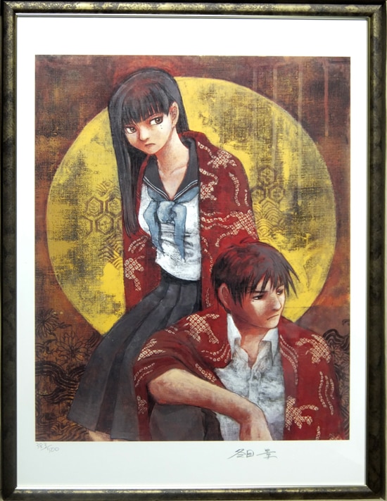 リトグラフジャンケイム クエスト通り 128/150 直筆サイン