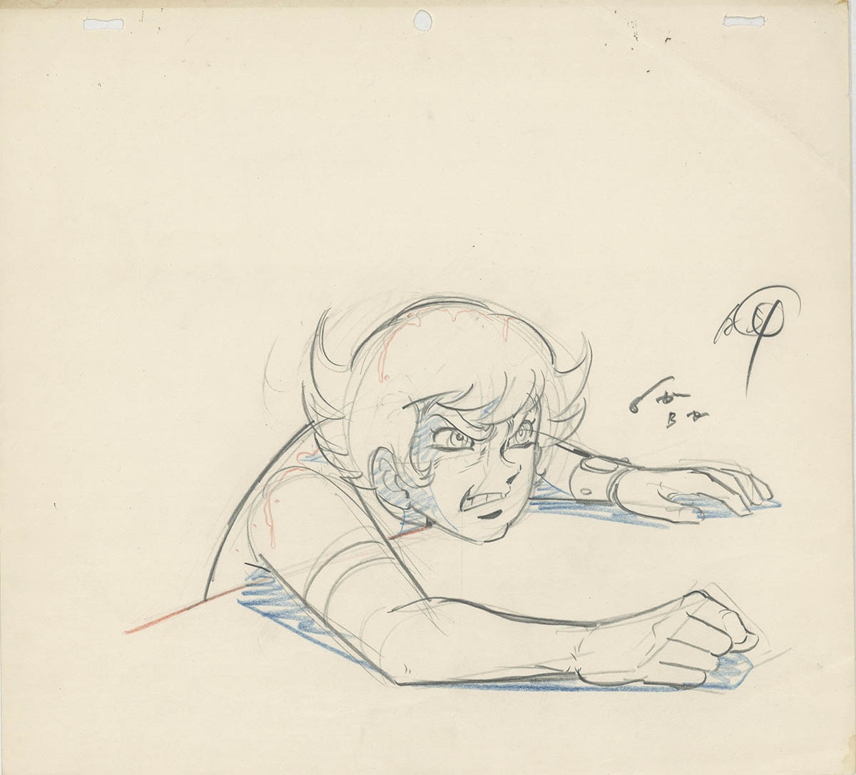 3489] デビルマン 原画 / 直筆:小松原一男