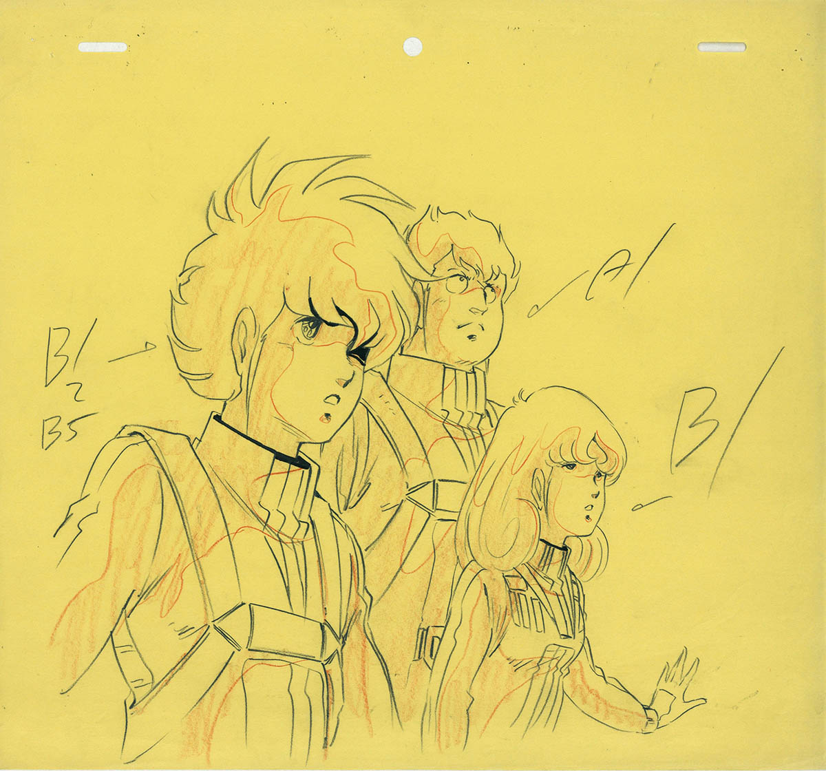 3322] 超時空要塞マクロス 修正原画 / 直筆:美樹本晴彦