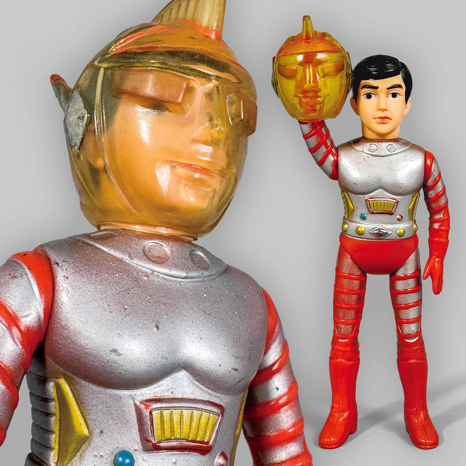 1112] ジャンボーグA 無版権 面替え クリアマスク