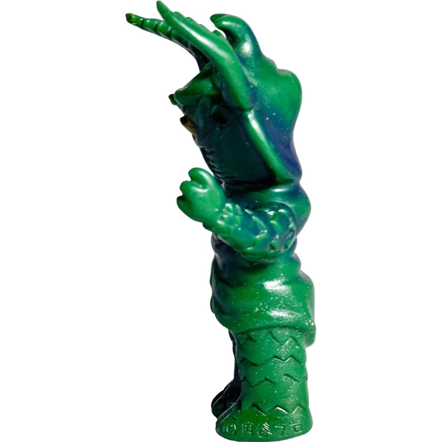 1320] 怪獣ジャンボ 指人形 アントラー 深緑成型