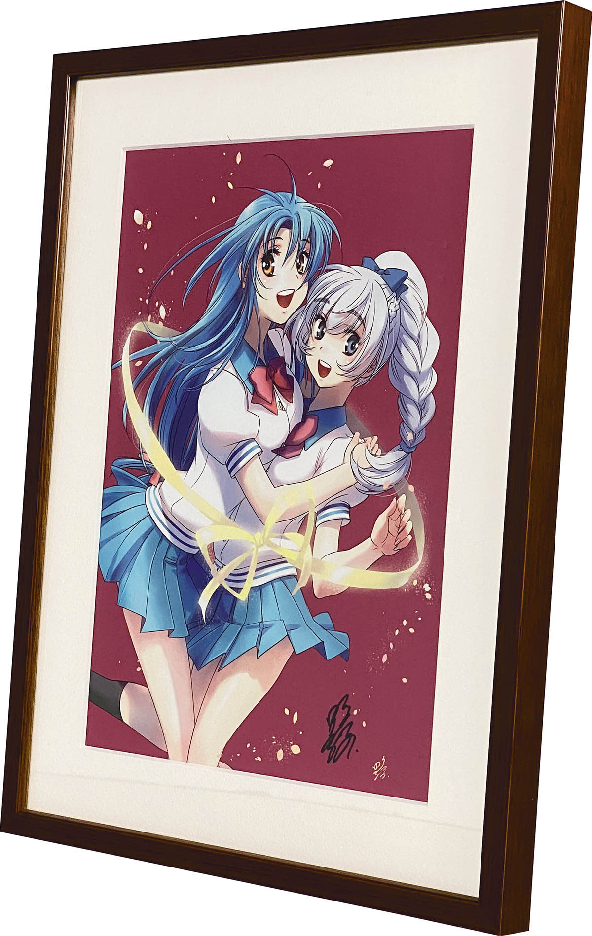 5178] 四季童子 直筆サイン入りカラー複製イラスト「フルメタル