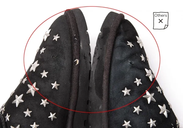 アグ×ジミーチュウUGG×JIMMY CHOO スタースタッズフリンジムートン