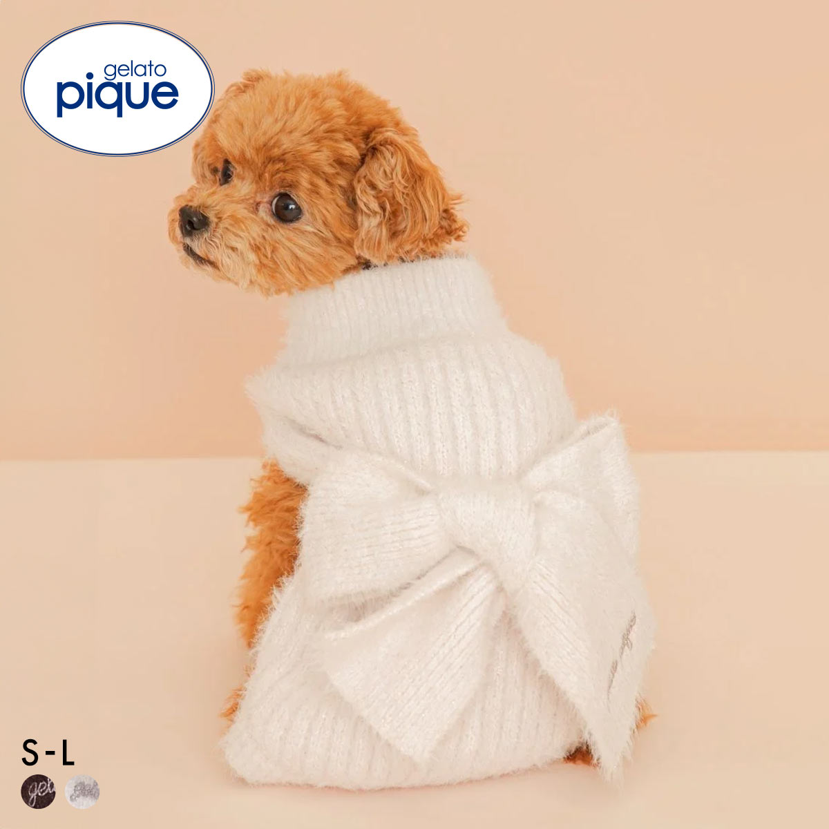 ジェラートピケ CAT&DOG Valentine リボンプルオーバー ジェラピケ