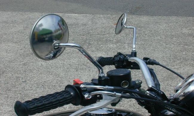 Webike | INADOME イナドメ 丸形メッキミラー W400(COM0001) | ミラー 通販