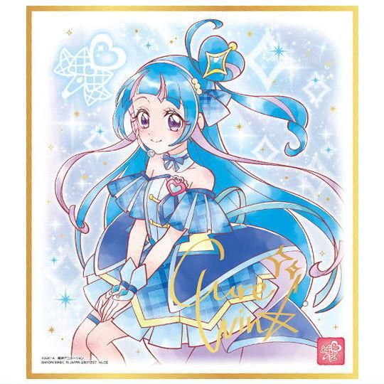 プリキュア 色紙ART7 [2.キュアウインク(金色箔押し)],バンダイ 食玩 通販