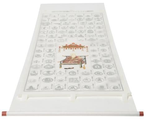 四国八十八ヶ所霊場 納経軸 本真筆 弘法大師 本紙絹本｜ お遍路用品