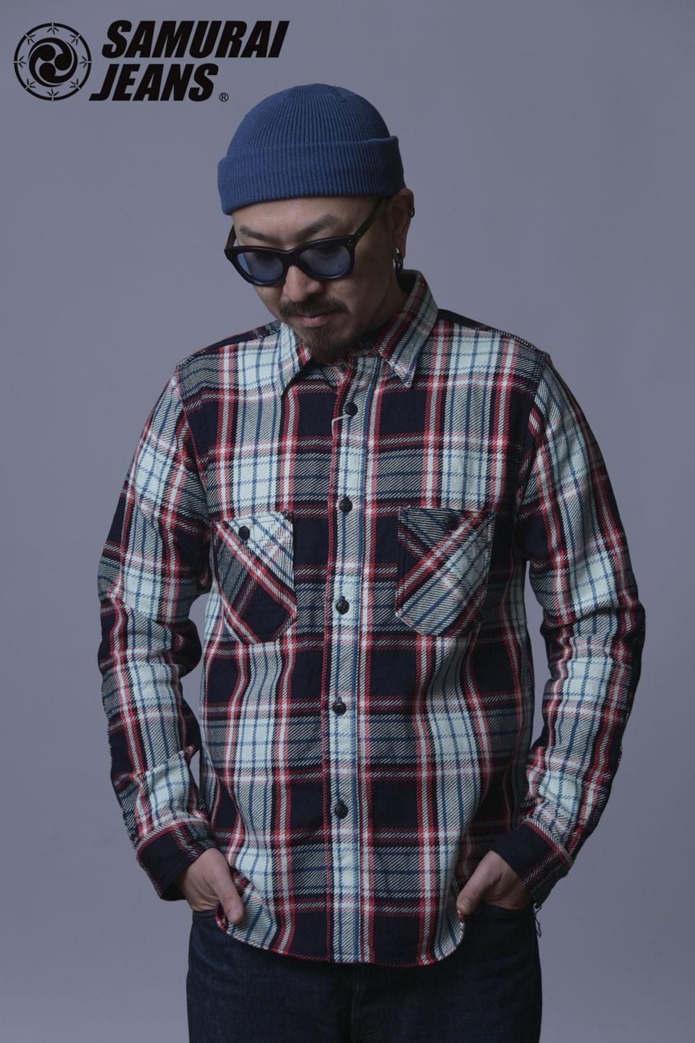 SAMURAI JEANS(サムライジーンズ) ヘヴィーネルワークシャツ ROPE