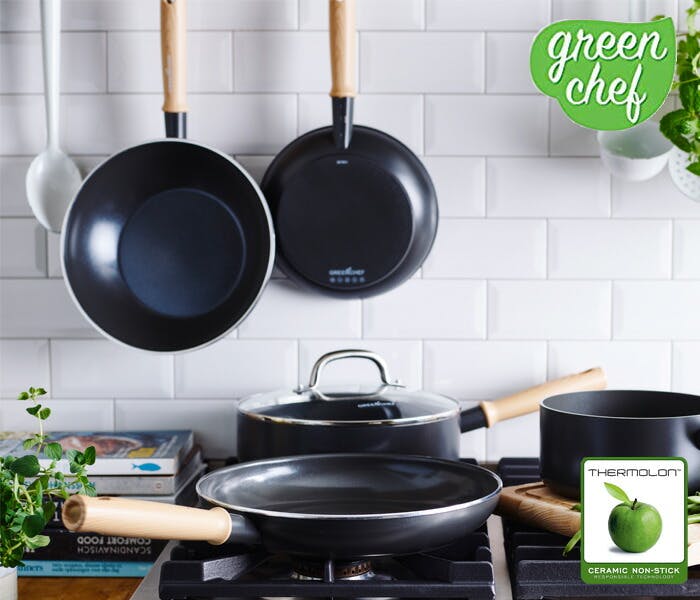 グリーンシェフ フライパン 20cm ビンテージ ブラウニーブラック IH