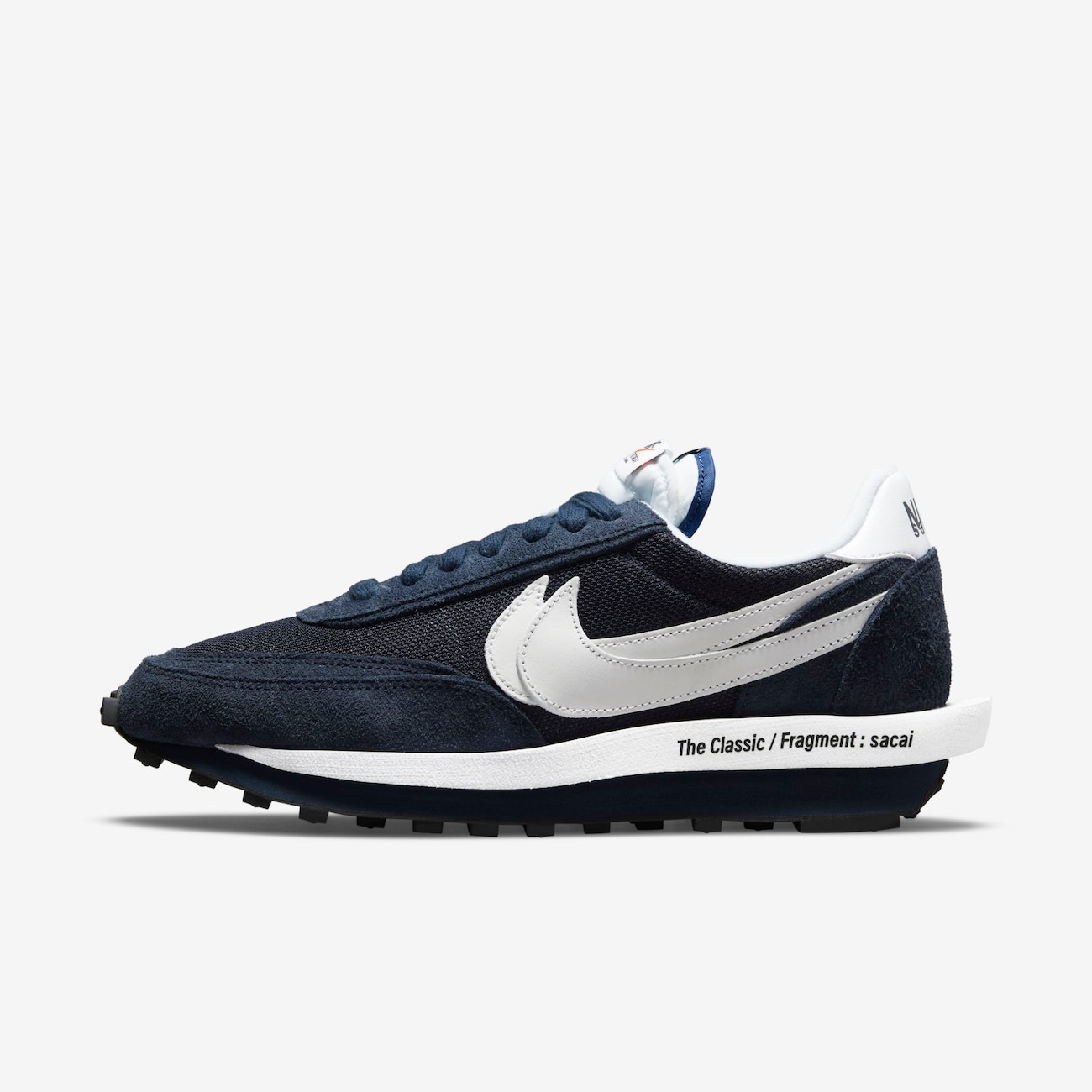LDWaffle x sacai x Fragment Blackened Blue - Nike