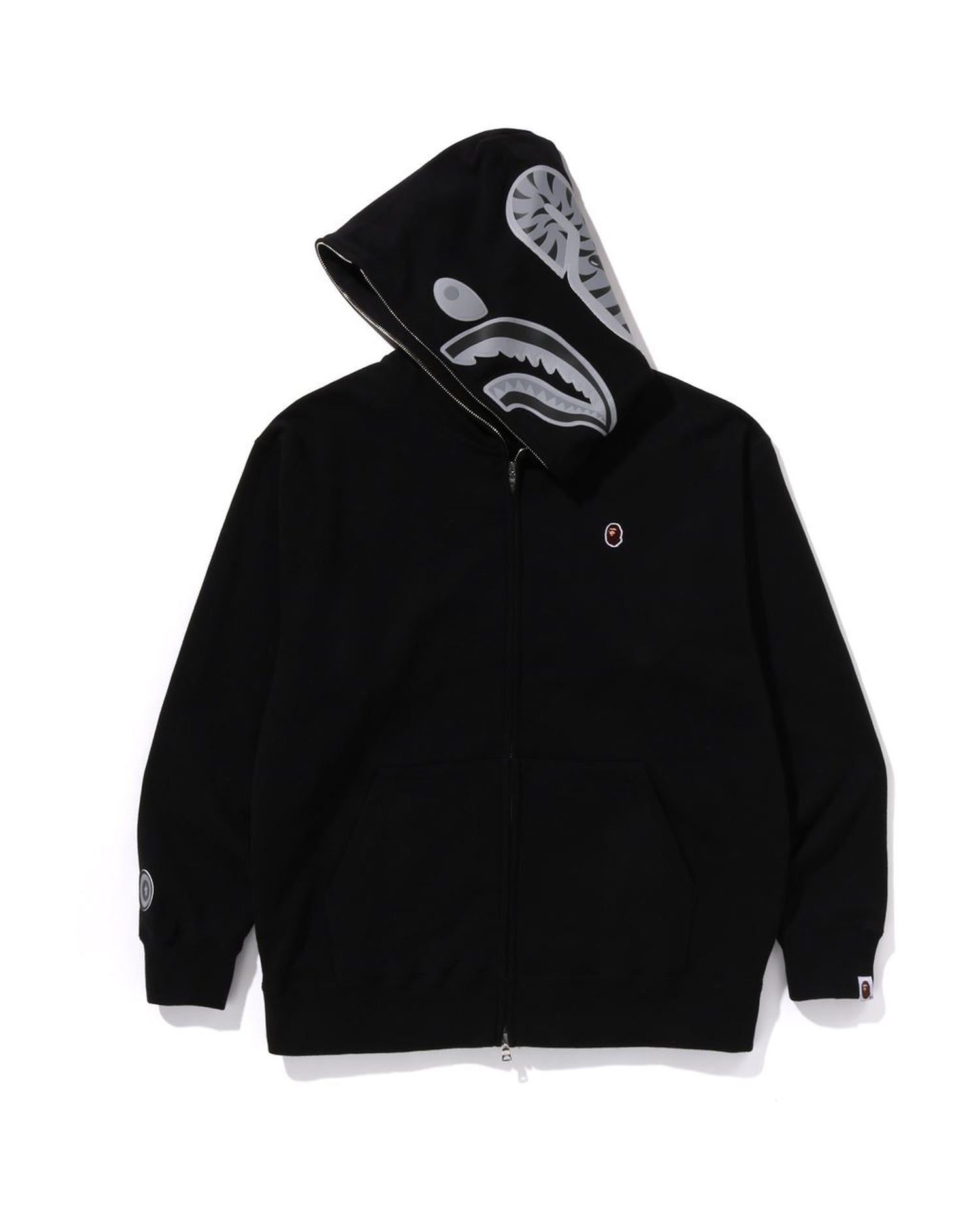 A BATHING APE® One Point Ape Head Shark Relaxed Fit Full Zip