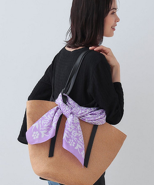 90cm四方】ボタニカル柄大判スカーフ（2002465322