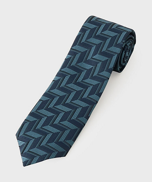 矢絣紋シャドーストライプネクタイ（2002535923） | TAKEO