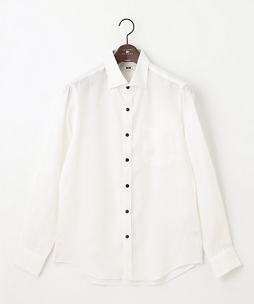 キングサイズ・麻100％・軽い・涼しい】モイスチャーリネン シャツ