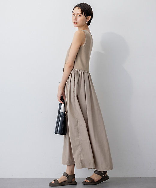 Oggi8月号掲載／洗える】ニットレイヤード ワンピース