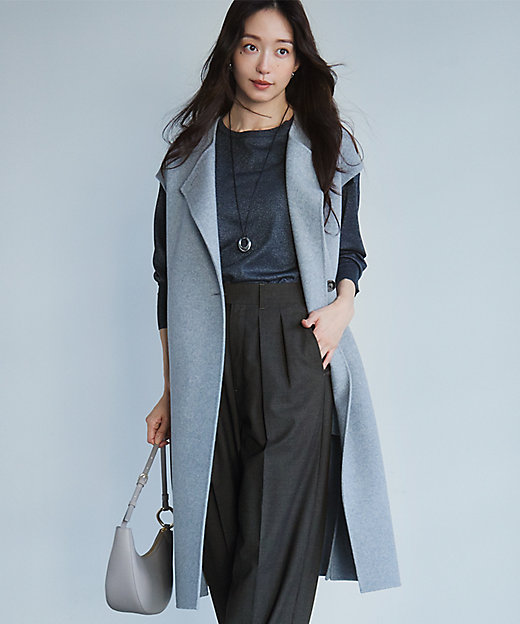 ウールリバー ジレ（SCWSCW0408） | 23区 S (Women/小さい