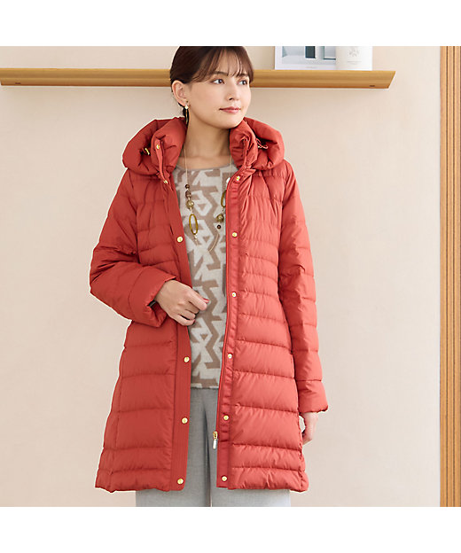 一部店舗・WEB限定・フード取り外しOK】ロングダウンコート