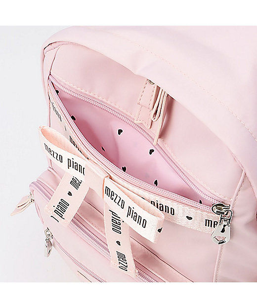 約21L ハートポーチつきロゴリボンリュック 6053430 | mezzo