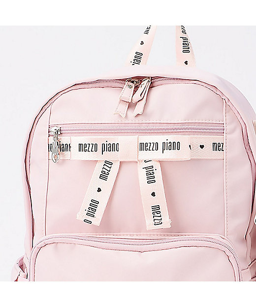 約21L ハートポーチつきロゴリボンリュック 6053430 | mezzo