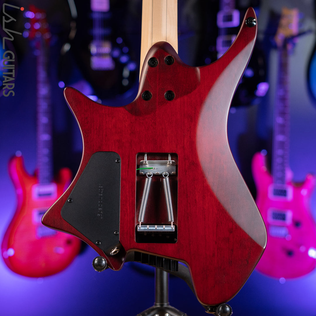 Strandberg Boden Fusion NX 6 Bonfire Red Satin – Ish Guitars