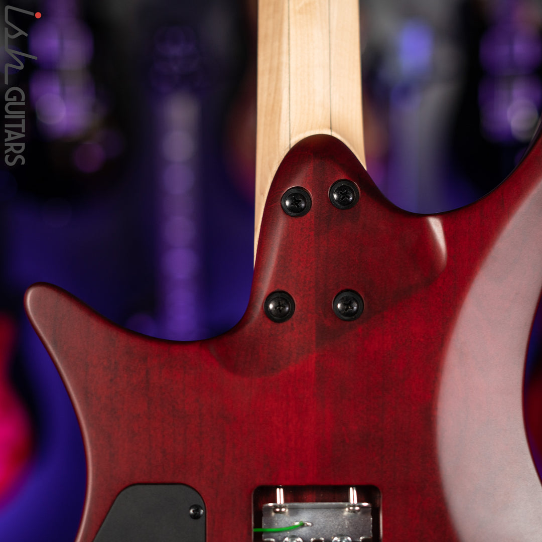 Strandberg Boden Fusion NX 6 Bonfire Red Satin – Ish Guitars