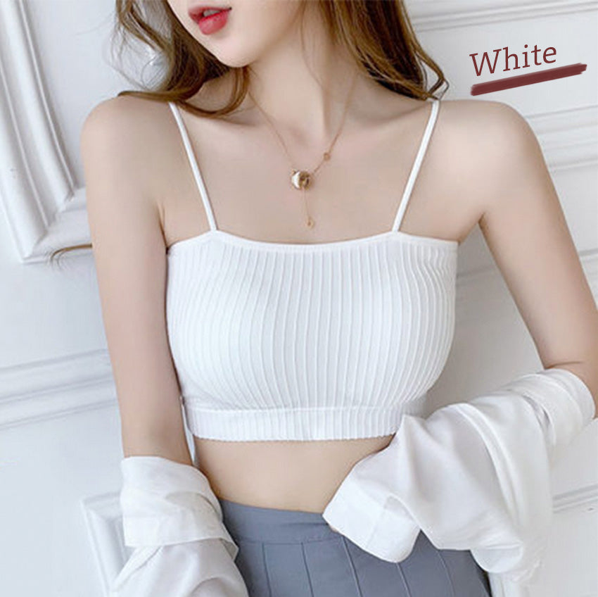 インナーで大活躍 リブ カップ付きキャミソール – Iris Candy