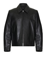 POST ARCHIVE FACTION (PAF) 6.0 Leather Jacket in Black | FWRD