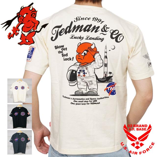 TEDMAN（テッドマン） PROGRAM LOR 宇宙飛行士 半袖Tシャツ メンズ