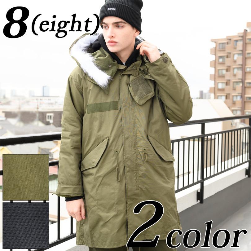 8 モッズコート メンズ モッズコート M-65 ミリタリージャケット