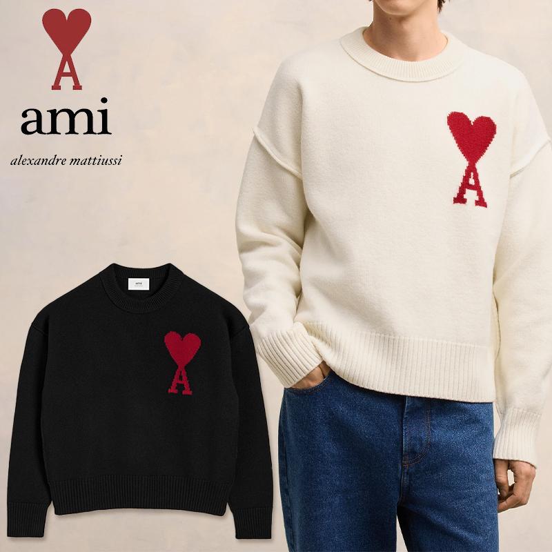 AMI Alexandre Mattiussi AMI PARIS Ami de Coeur メリノウール