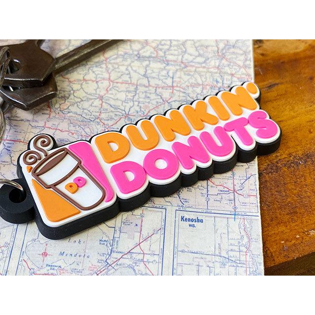ダンキンドーナツ ラバーキーホルダー □ アメリカン雑貨 アメリカ雑貨