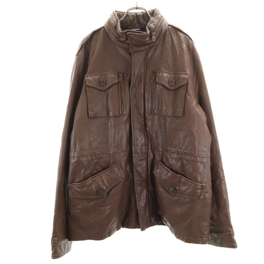 TOMMY HILFIGER（トミー・ヒルフィガー） フェイク レザージャケット