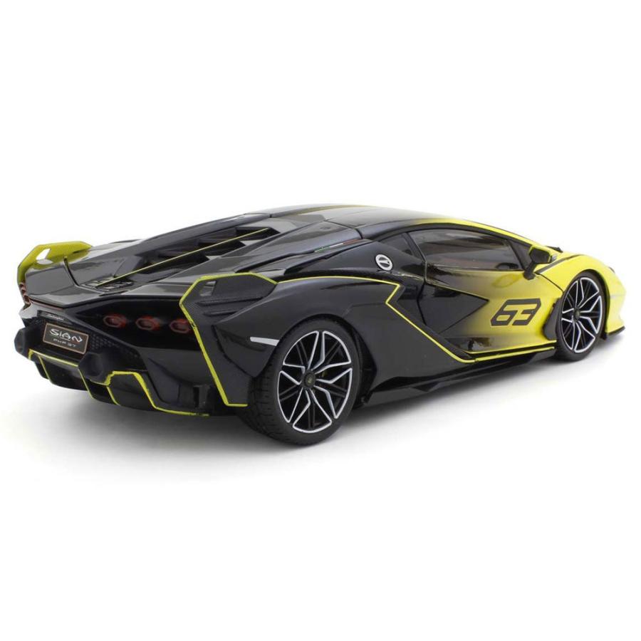 Lamborghini（ランボルギーニ） ミニカー 1/18 シアン FKP37 イエロー