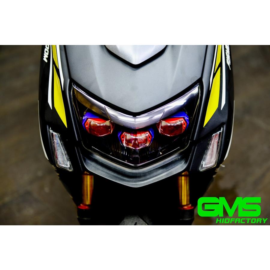 GMS X 5型 CYGNUS シグナスX トリプル スクエアプロジェクターヘッド