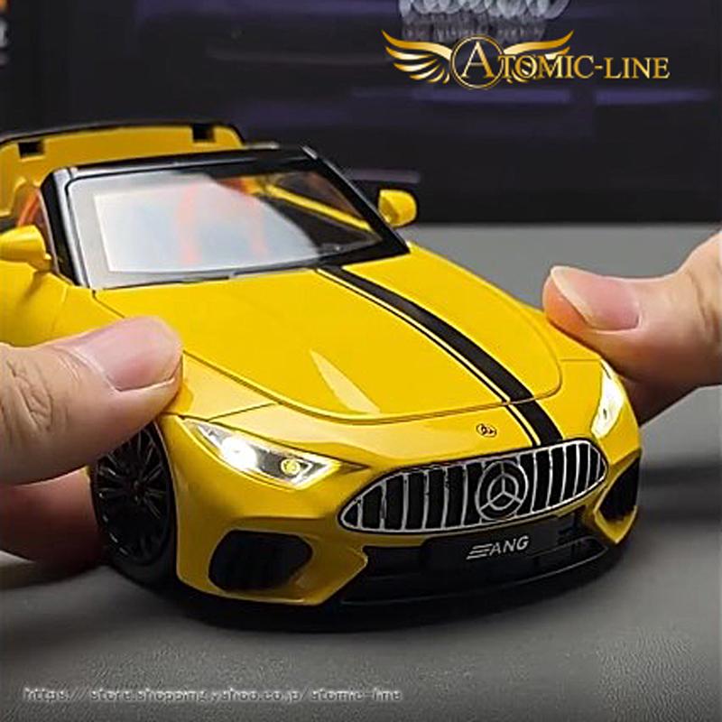 メルセデス ベンツ SL63 1/32 ミニカー 全3色 ライト点灯 エンジン