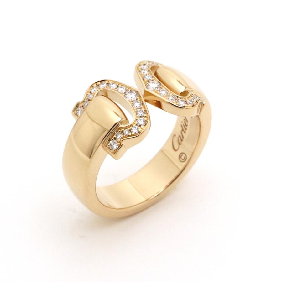 Cartier（カルティエ） 2C ブークルセ ダイヤリング 指輪 K18KG