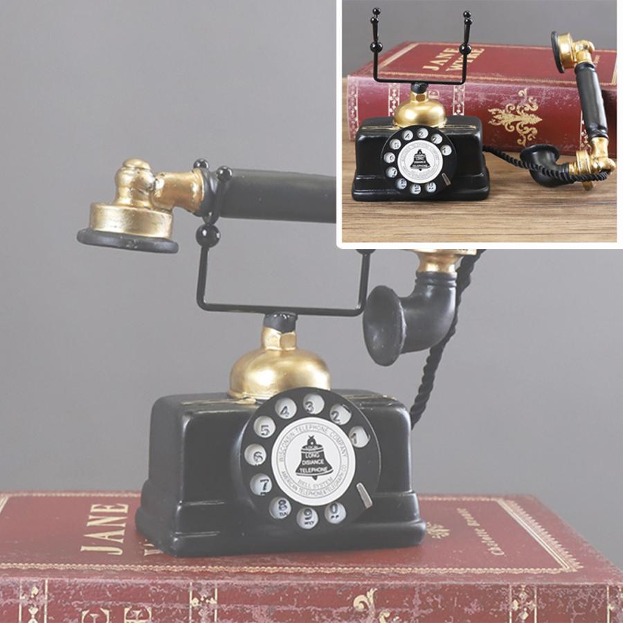 レトロ 電話機 オブジェ ヨーロッパ風 ヴィンテージ インテリア雑貨