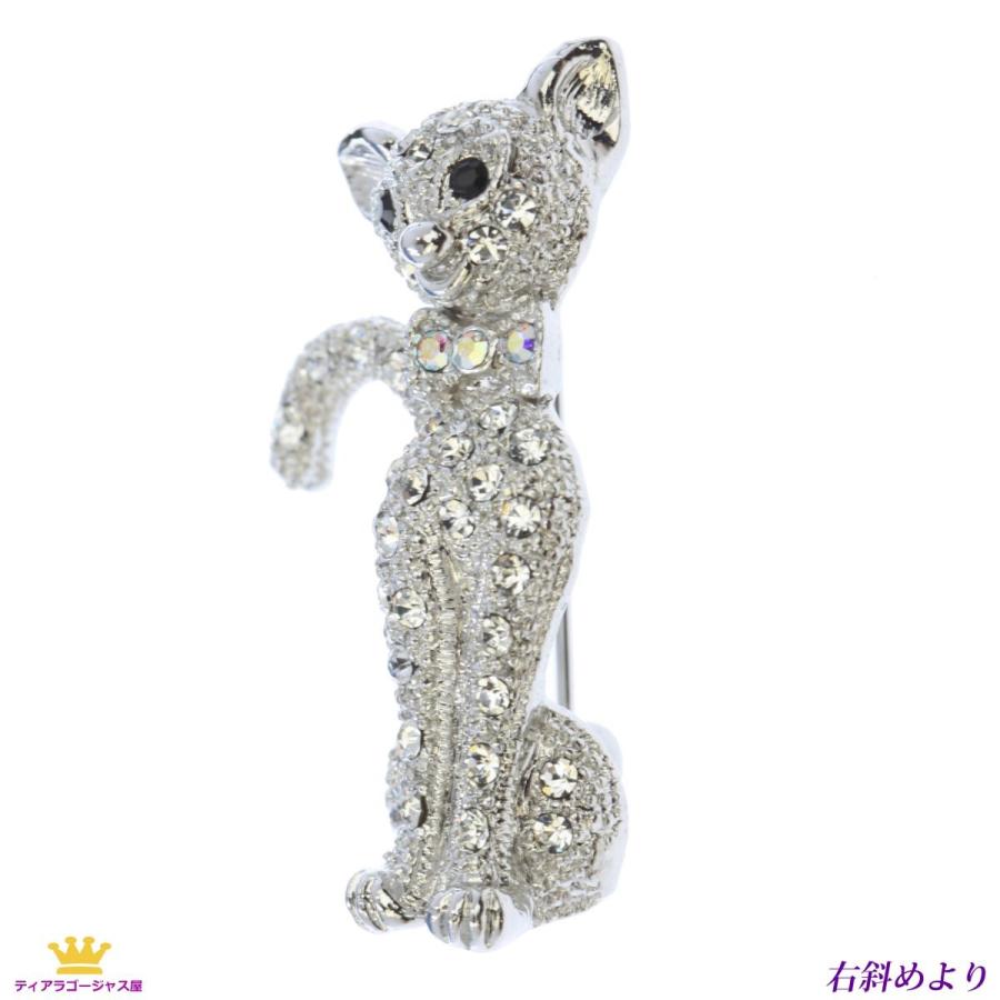 SWAROVSKI（スワロフスキー） ブローチ レディース 猫 ねこ ネコ