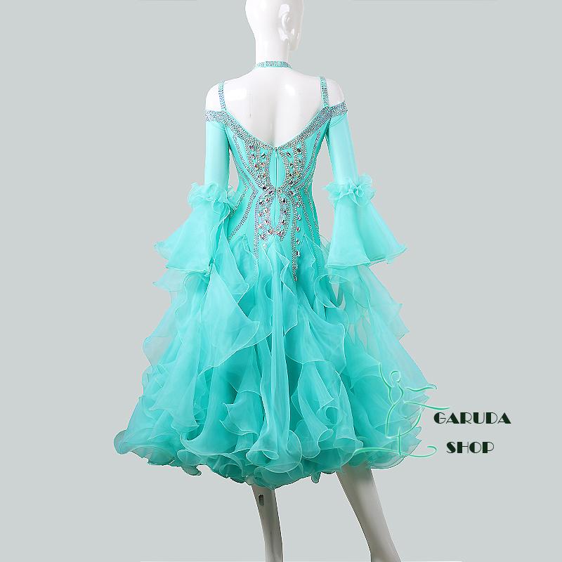 Garuda SHOP レディース社交ダンスドレス モダン競技ドレス ワルツ