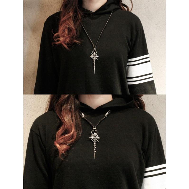 エフエーエル チョーカー メンズ ブランド シルバー ラスティング