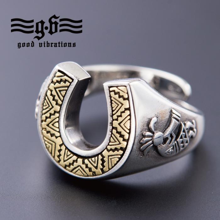 シルバー 925 リング 指輪 ココペリ ゴールド 馬蹄 ホースシュー