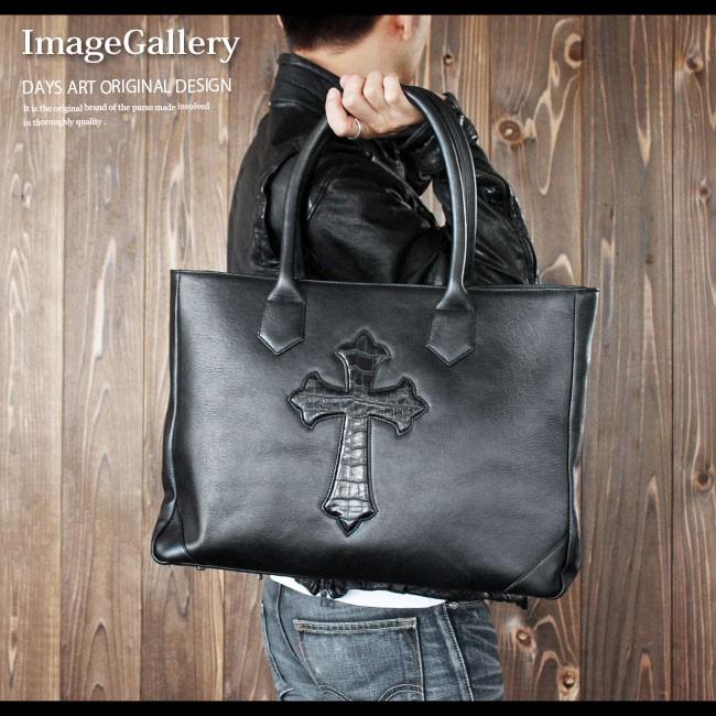 DAYSART（デイズアート） トートバッグ 本革レザー メンズ 十字架