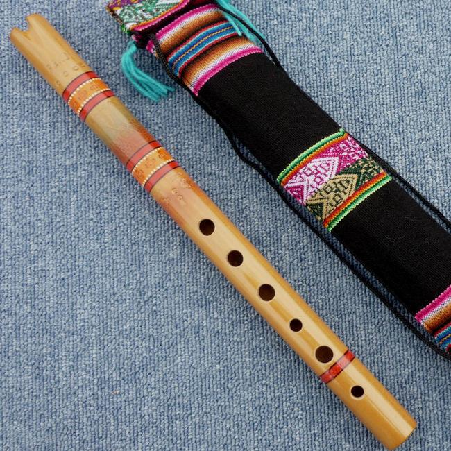 WOOD-A2 ケーナ 木製 民族楽器 フォルクローレ楽器 ペルー アンデス