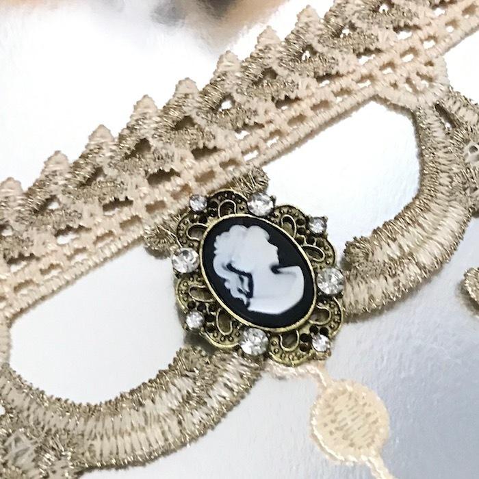 チョーカー レース レディース アンティーク調 パーティー ビクトリア