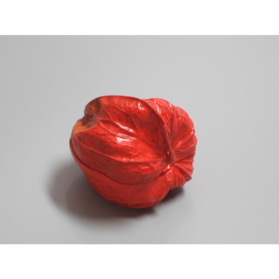 乾漆鬼灯（ほおずき）香合 畦地多喜翁造 共箱 : 茶道具商 越中屋