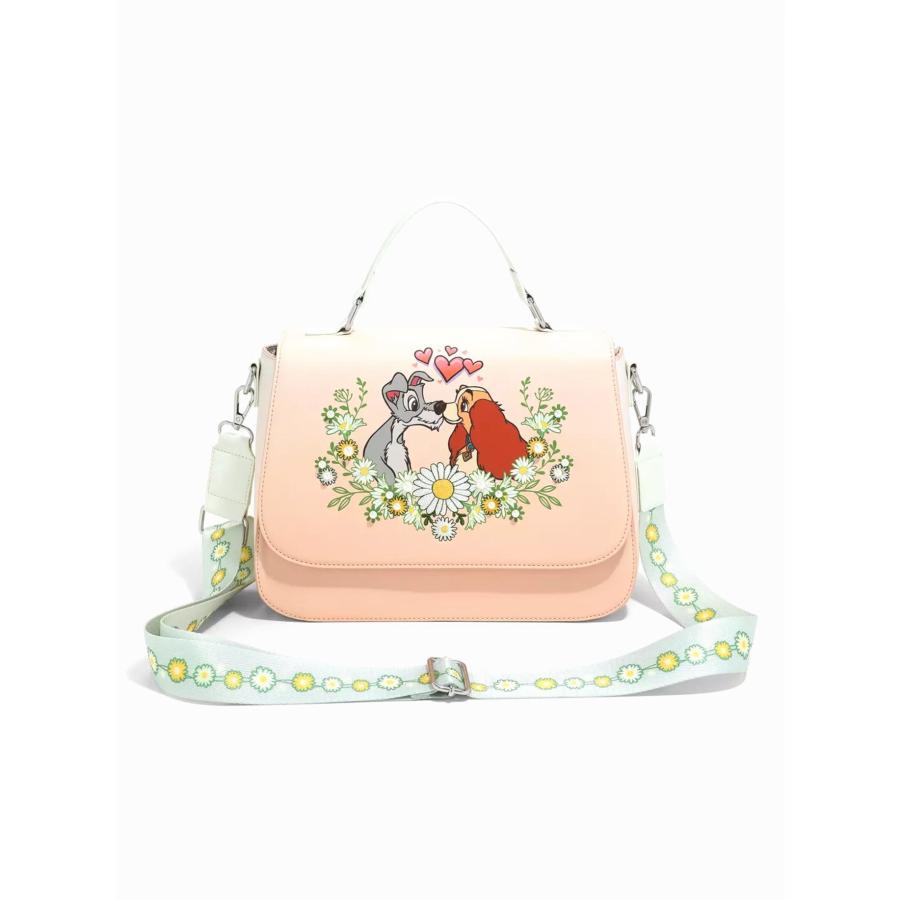 Loungefly わんわん物語 レディ&トランプ キス クロスボデー
