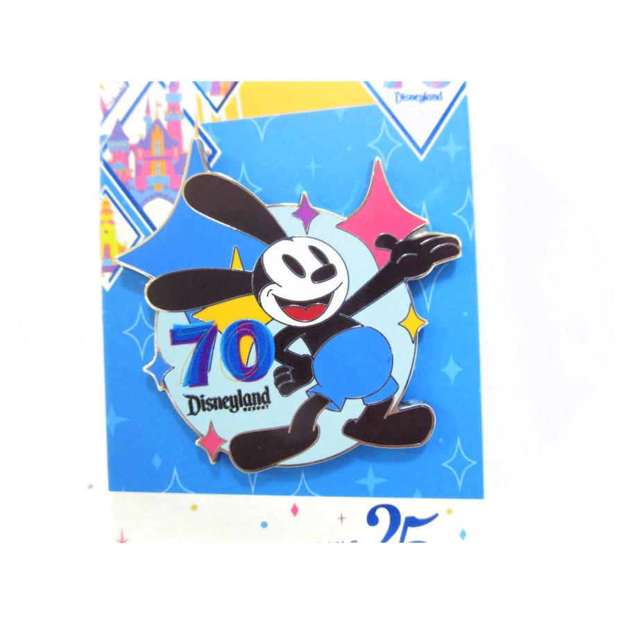 ディズニーランド70周年記念 アニバーサリー オズワルド ピンバッジ