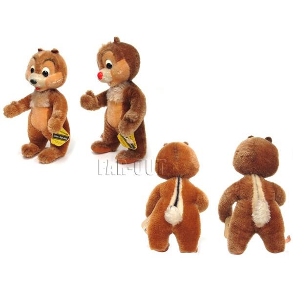 チップ&デール モヘア ぬいぐるみ 2点セット ヴィンテージ ディズニー