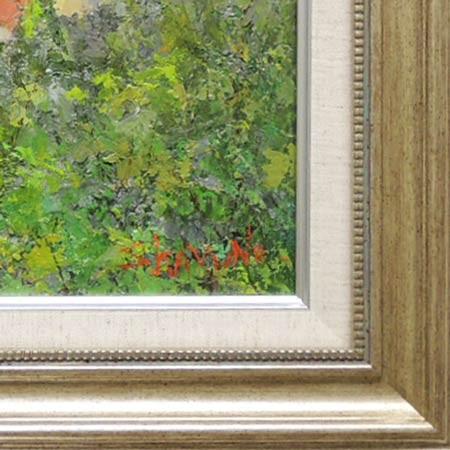 ☆春野修一☆「プロヴァンス」油絵 WSM 未使用額！ ☆春野修一